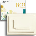 800 Thread Count Long Staple Soft Egyptian Cotton Sheet Set, 4 Piece Set, Quee