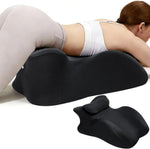 Memory Foam Wedge Pillow with Ergonomic Support Design for Couples