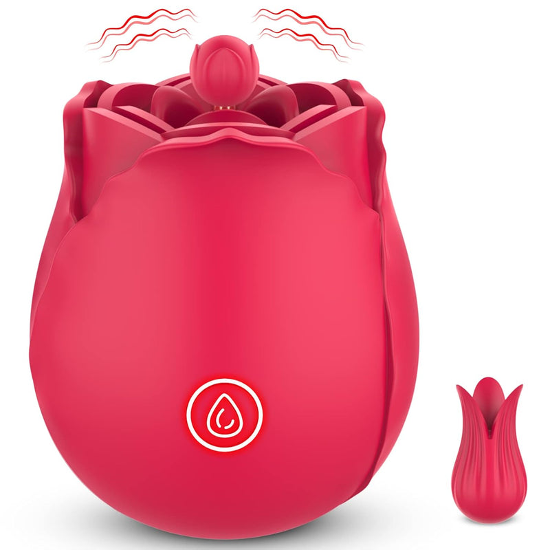 Sex Toys Rose Dildo Vibrator - Upgraded Adult Toys With 10 High Frequency Vibrating Modes For Women Clitoral Nipple, Rose Sucker Sex Stimulator G Spot Vibrators For Woman Couples Adult Sex Games