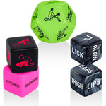Sex Dice Set, Sex Game Positon Dice Adult Dice Game For Date Night Positions Game, Couples Sex Toys Positon For Date Night Boyfriend Girlfriend Games Romantic Valentines & Anniversary (5 Pcs)