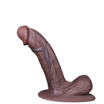 3 Sizes Of Black Large Suction Cup Silicone Dildo, Soft Lifelike Realistic Dildo Fake Penis Dildo With Textures Adult Sex Toy For Women - S