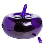 Lynx Inflatable Riding Seat Vibrating Dildo Purple, Inflatable Vibrating Seat with Multi Speed Vibration and Remote Control
