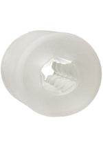 Doc Johnson Goodhead - Helping Head - Ultimate BJ Helper - 2.3 inch ULTRASKYN Stroker - Compact Desight Allows For Oral Play - Proudly Made In America - Frost