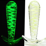 Luminous Anal Plug Glass Butt Plug Wearable Tapered Prostate Massager