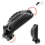 Penis Sleeve Penis Pump Mens Sex Toys, Cockring Sleeve Penis Ring Extender for Male Sex Toys with Ball Stretcher, Fantasy Monster Wolf Dildo Sleeve Penis Exlarger Extension Adult Sex Toys for Couples