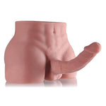 Brown Male Sex Doll with Flexible Dildo,Realistic Thick Dildo for Women Men Gay Couple,10.2x7.1 inch,7.7lb