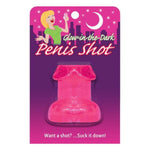Kheper Games Glow-in-the-Dark Penis Shot Game, Pink