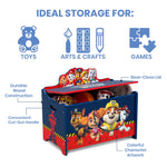 Paw Patrol Deluxe Toy Box By Delta Children, Greenguard Gold Certified