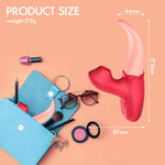 Powerful Rose Sucking Vibrator for Women β 10 Frequency Tongue Licking Toy