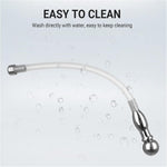 Hollow Penis Plug Dilator for Men – Silicone & Stainless Steel Urethral Sounding