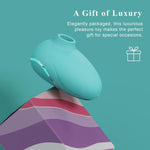 Clitoral Suction Vibrator – Rose Stimulator with 6 Modes, Nipple & Pleasure Toy, Blue