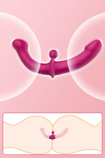 Double-Ended Vibrating Dildo with Ball – 10 Intensity Modes for Ultimate Pleasure