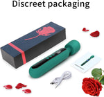 Wand Vibrator & Clit Stimulator with 10 Patterns, 4 Speeds for Women's Pleasure.