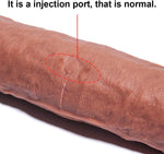 16.5" Extra-Long Double-Ended Realistic Dildo with Veins for G-Spot & Anal Play