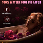 Rose Clitoral Vibrator – 8 Licking & 8 Vibration Modes for Women, Couples & More