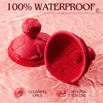 Wireless Nipple Clamps with 10 Rotation Modes, Rechargeable Sucking Stimulator