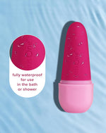 Rechargeable Bullet Vibrator – 10 Modes, Quiet, Waterproof, Body-Safe Silicone, Pink