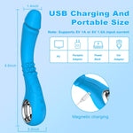 G-Spot Vibrator Dildo with 10 Vibration Modes & Clitoral Stimulator for Women