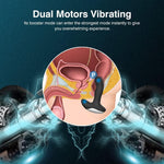 Wiggle Motion Prostate Massager Anal Plug, Vibrating Male Anal Sex Toys for Men Women Couples Adult Sex Pleasure, Remote Control Anal Toy Vibrator Stimulator Butt Plug for P spot & G spot Play