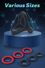 Silicone Penis Ring Set with 7 Sizes for Enhanced Erection & Lasting Pleasure