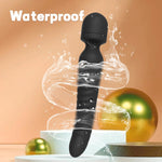Heated G-Spot & Clitoral Vibrator Wand β Waterproof Massager for Women & Couples