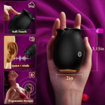APP-Controlled Rose Vibrator with 9 Suction & Vibration Modes for Clitoral Pleasure