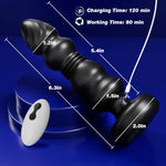 Thrusting Vibrating Anal Plug with Remote – Prostate Massager & Butt Plug for Couples