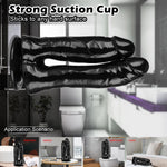 Transparent Double-Ended Dildo with Suction Cup – Flexible Realistic G-Spot Toy