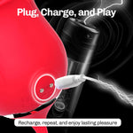 Rose Vibrator Dildo | Thrusting Sex Toy for Women & Couples' Intimacy