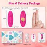 Wearable Butterfly Vibrator with Dual 9+9 Modes, App & Remote Control (Rose)