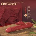 Wriggling Rabbit Vibrator with 10 Modes & 3 Speeds – Waterproof & Rechargeable