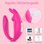 App-Controlled Wearable G-Spot & Clitoral Vibrator for Women, 12 Vibration Modes