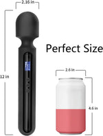 12" Powerful Wand Massager – 10 Modes & 4 Speeds for Clitoral & G-Spot Pleasure