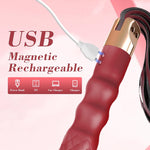 Soft Silicone G-Spot Vibrator – 10 Modes, Waterproof, USB Rechargeable Adult Toy