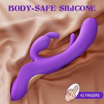 4-in-1 Rabbit Vibrator for Women – G-Spot, Clitoral & Anal Stimulator with App Control