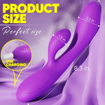 Powerful Rabbit Vibrator – Dual Motor, 10 Modes, Waterproof, G-Spot & Clitoral Stimulator