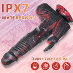 Remote-Control Thrusting Dildo Vibrator – 8.26" Dual Motor for G-Spot & Clit Play