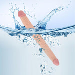 14.5" Realistic Double-Ended Dildo, Flexible Dual Dong for Vaginal & Anal Play