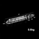 11-Inch Double-Ended Glass Dildo, Crystal Pleasure Wand for G-Spot & Anal Stimulation