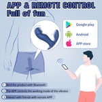 Wiggling & Vibrating Prostate Massager – App-Controlled Anal Plug for Men & Women