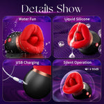 App-Controlled Rose Vibrator – 3 Suction & 10 Vibration Modes for Clit & G-Spot