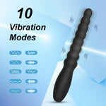 Rechargeable Vibrating Anal Beads – Waterproof Butt Plug & Prostate Massager