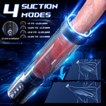 Waterproof Realistic Male Masturbator with Sucking, Pumping & Vibrating Functions