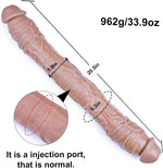 20.5" Extra Long Double-Ended Dildo – Thick, Realistic Design for Advanced Users
