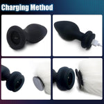 Remote Control Fox Tail Anal Plug – 10 Vibration & 3 Wiggling Modes for Role Play