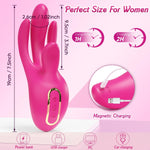 Rechargeable Finger Vibrator with 10 Flapping & Vibration Modes for Clitoral & G-Spot