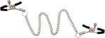 BDSM Nipple Clamps with Metal Chain for Couples, Nipple Stimulation & Sex Toys