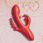 4-in-1 Rabbit Vibrator with Anal Beads & Pen Vibrator – Clitoral & G-Spot Stimulator