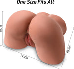 14LB Realistic Male Torso Sex Doll – Dual-Entry Masturbator with Butt & Vagina