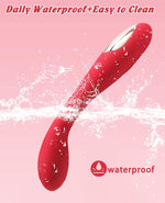 Rose Shaped Vibrator – 10 Vibration Modes, Waterproof G-Spot & Clitoral Stimulator